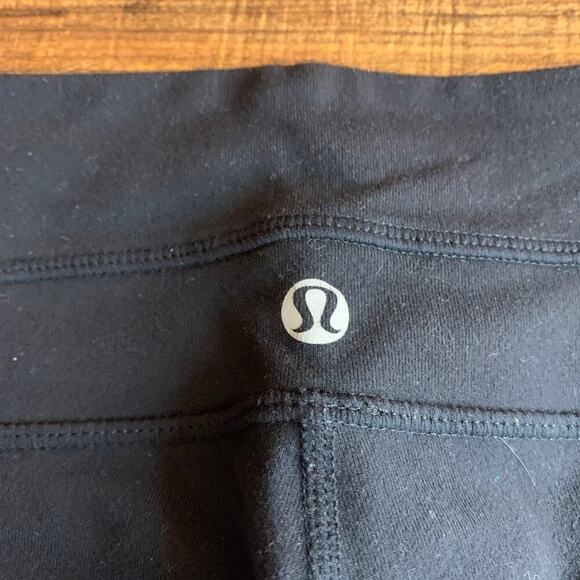 LULULEMON ATHLETICA Women’s Black Legging Capris / Size: 2 Tall - Picture 4 of 10